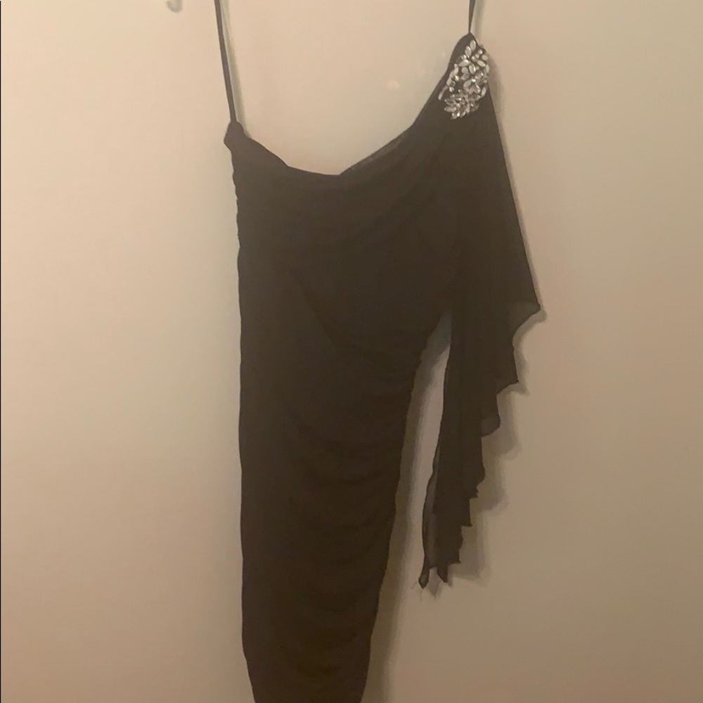 Black cocktail dress